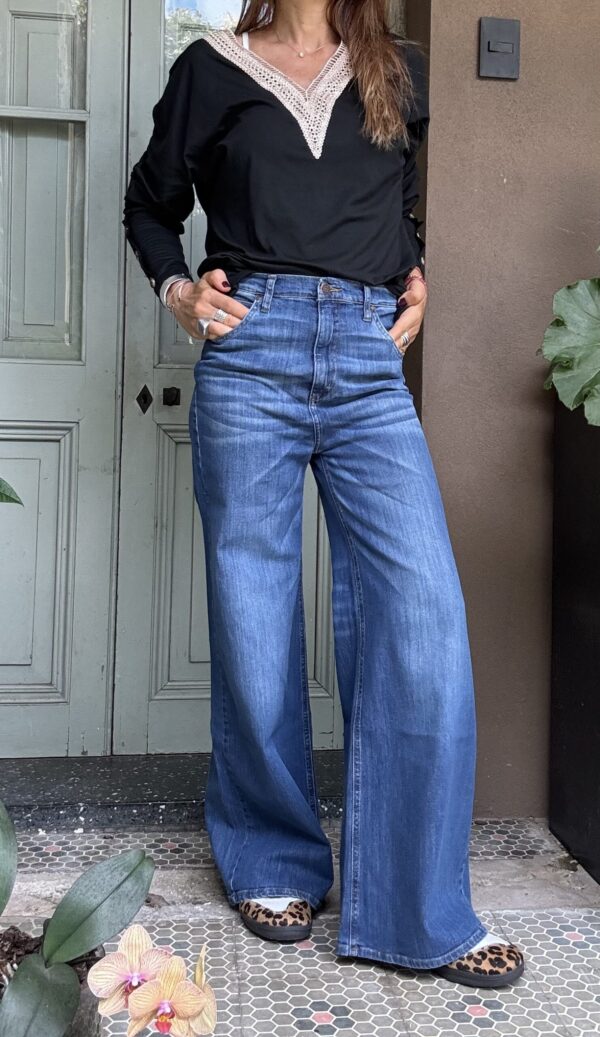Jean Wide blue no desflecado - Image 6