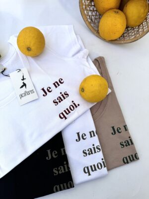 Remera Je ne sais quoi